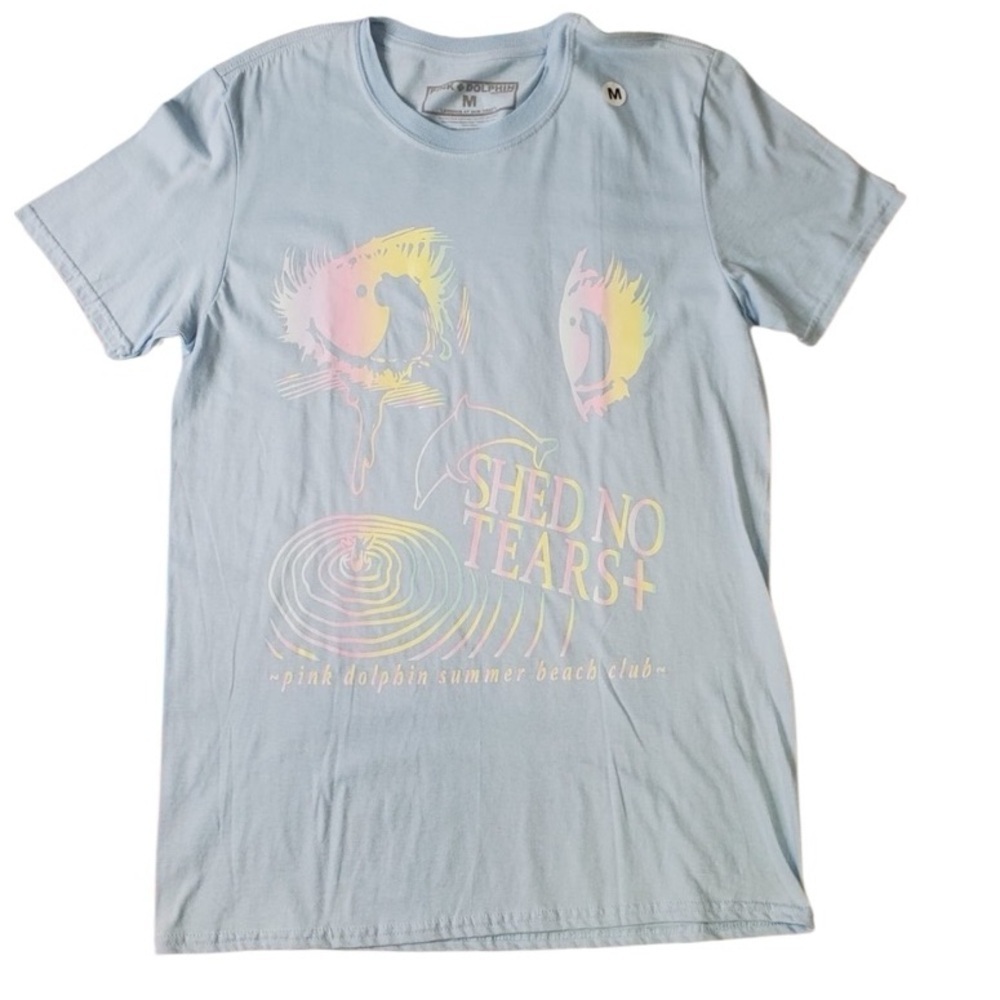 Pink dolphin graphic tee Sz Various